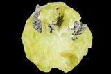 Lemon-Yellow Brucite - Balochistan, Pakistan #108027-1